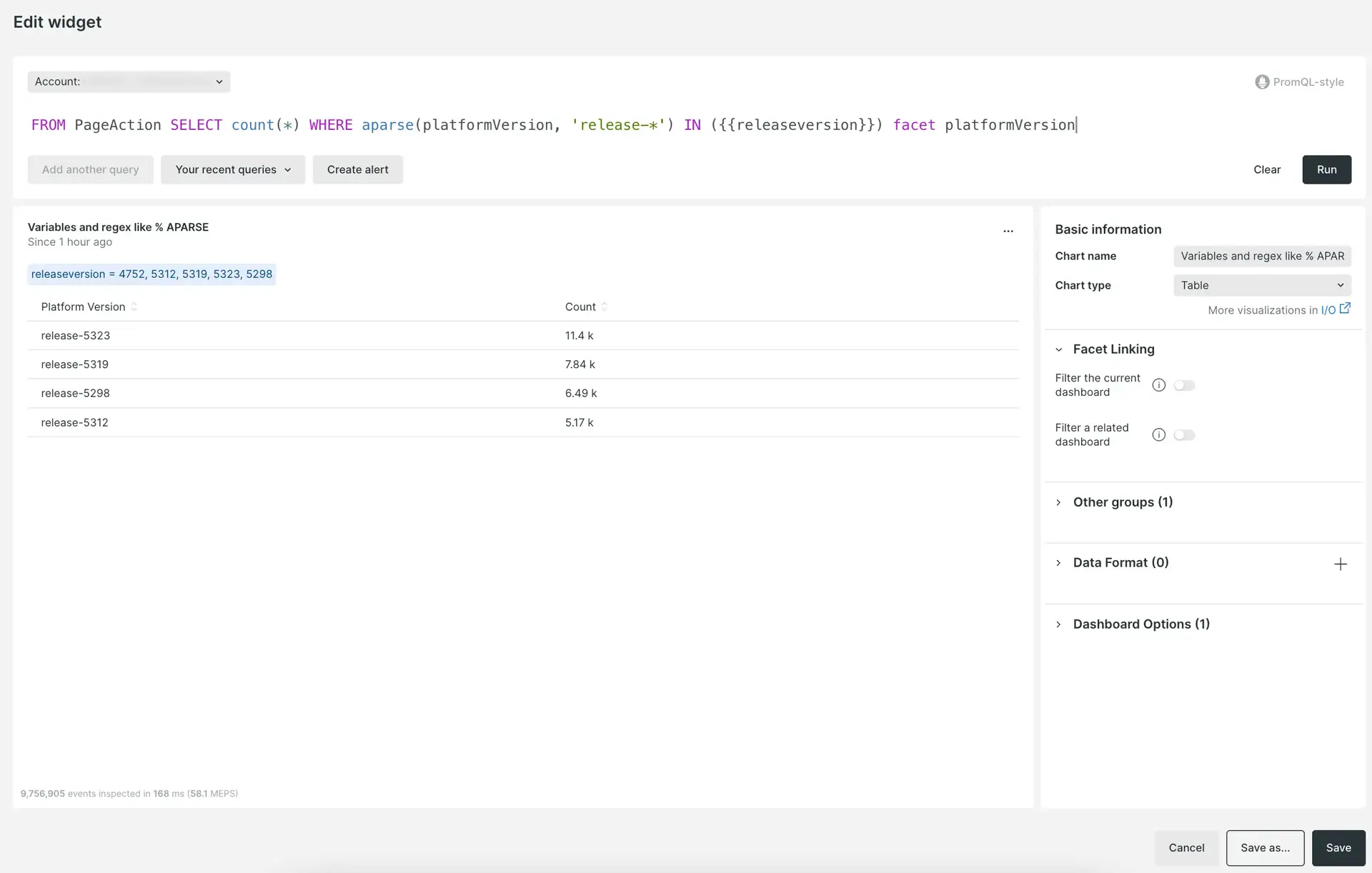 Creating the widget